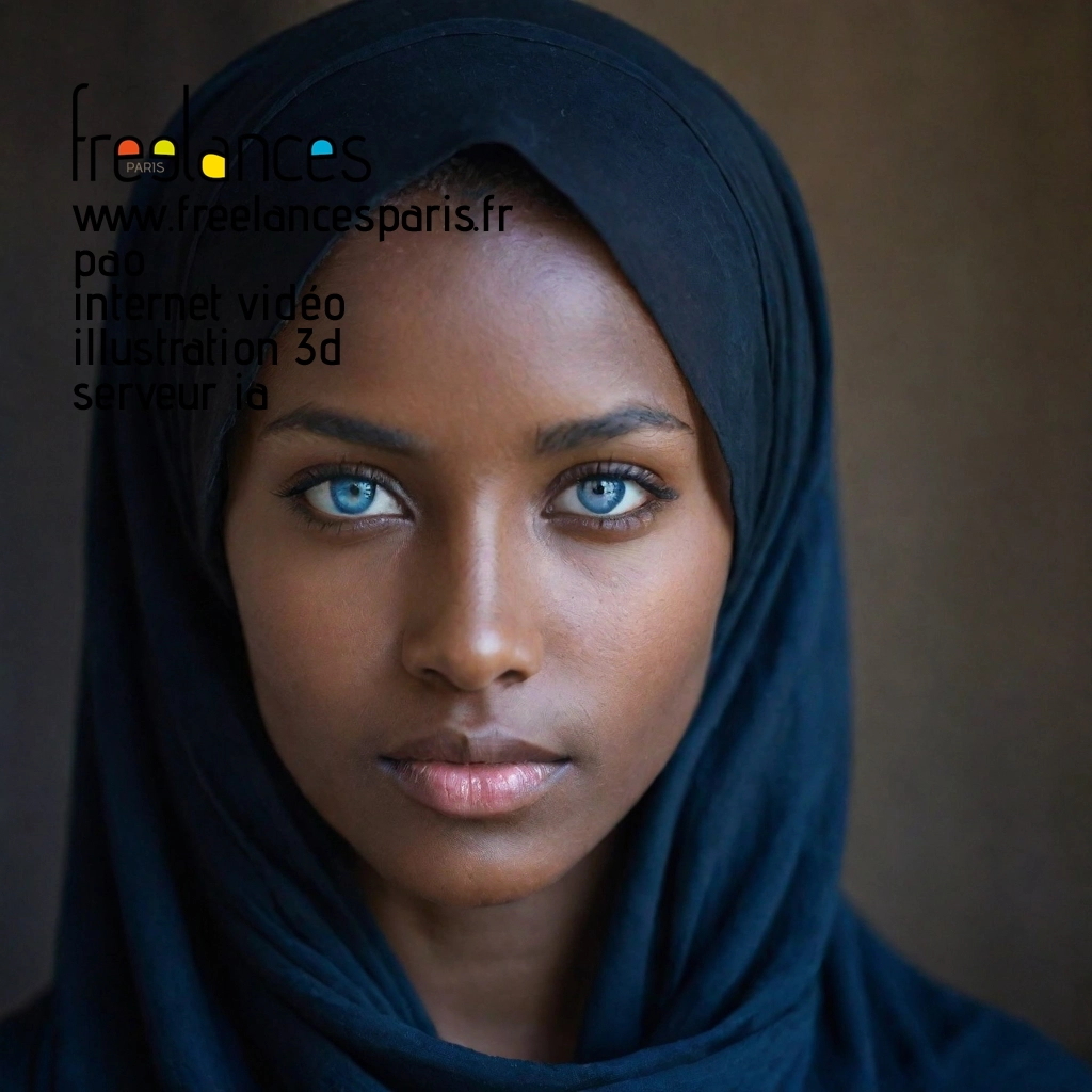 Pao mise en page internet vidéo illustration 3d serveur IA générative AI freelance paris studio de création magazines 73715vd0